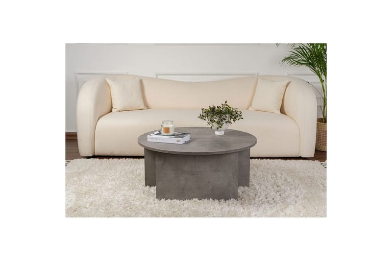 Soffbord Haruya Betonggrå - Betonggrå - Möbler - Bord & matgrupper - Soffbord