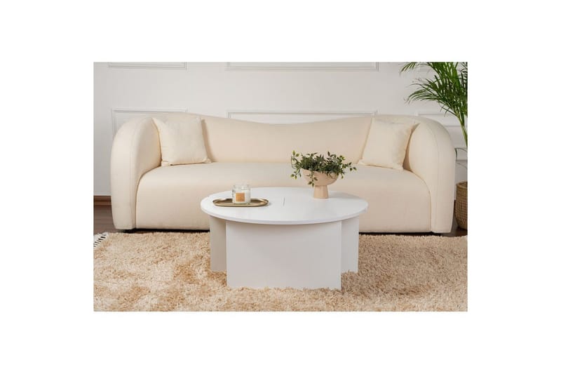 Soffbord Haruya Naturlig Vit - Naturlig Vit - Möbler - Bord & matgrupper - Soffbord