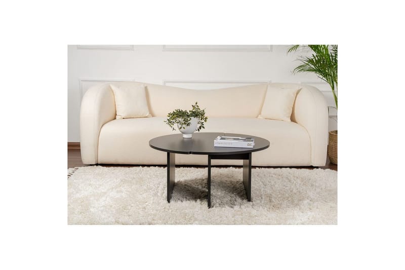 Soffbord Haruya Trä Svart - Trä Svart - Möbler - Bord & matgrupper - Soffbord