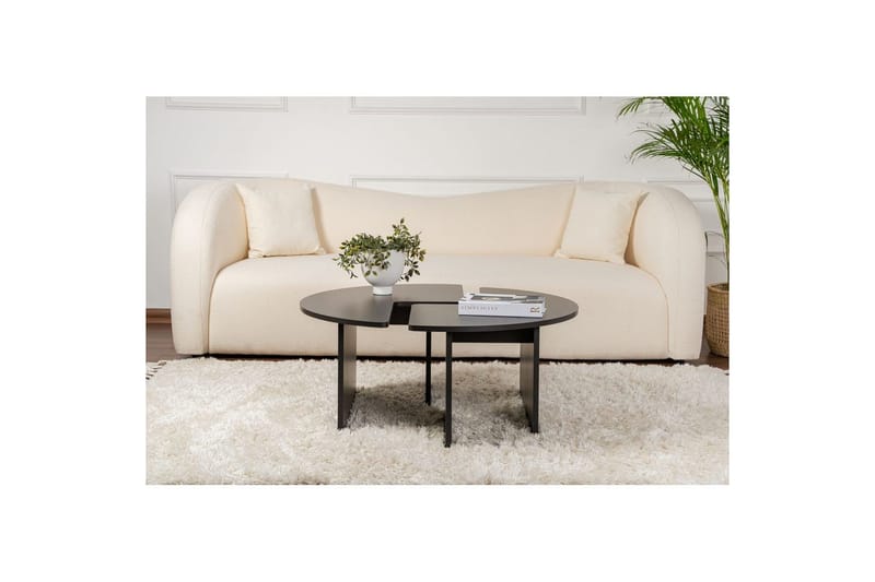 Soffbord Haruya Trä Svart - Trä Svart - Möbler - Bord & matgrupper - Soffbord