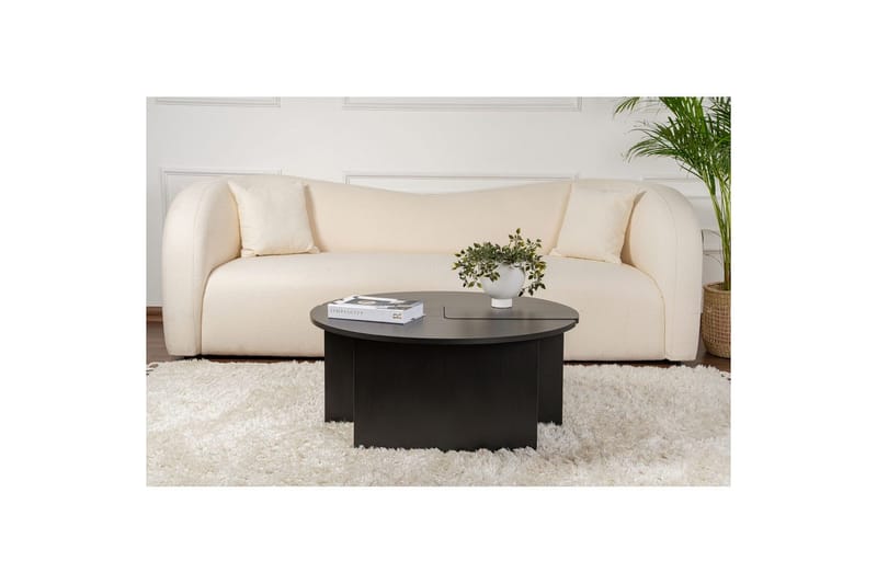 Soffbord Haruya Trä Svart - Trä Svart - Möbler - Bord & matgrupper - Soffbord