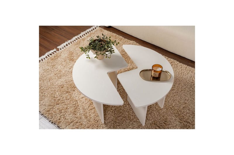 Soffbord Haruya Trä Vit - Trä Vit - Möbler - Bord & matgrupper - Soffbord