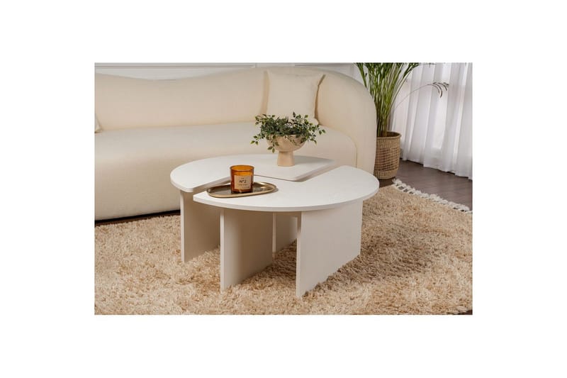 Soffbord Haruya Trä Vit - Trä Vit - Möbler - Bord & matgrupper - Soffbord