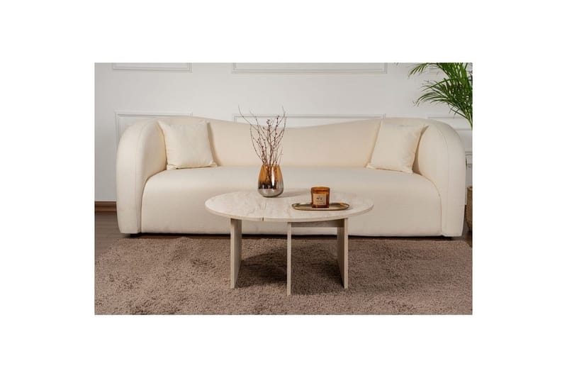 Soffbord Haruya Travertin - Travertin - Möbler - Bord & matgrupper - Soffbord