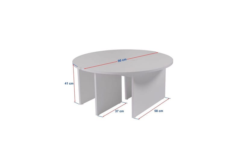 Soffbord Haruya Travertin - Travertin - Möbler - Bord & matgrupper - Soffbord