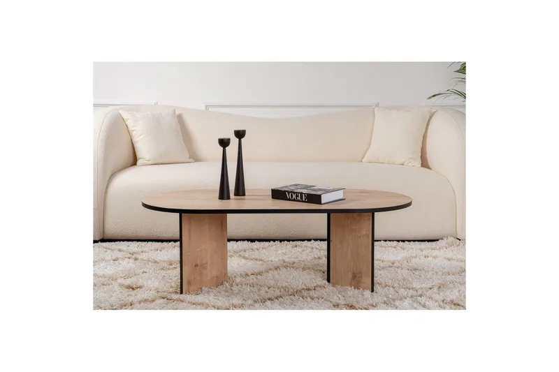 Soffbord Hasina Safirek Svart - Safirek Svart - Möbler - Bord & matgrupper - Soffbord