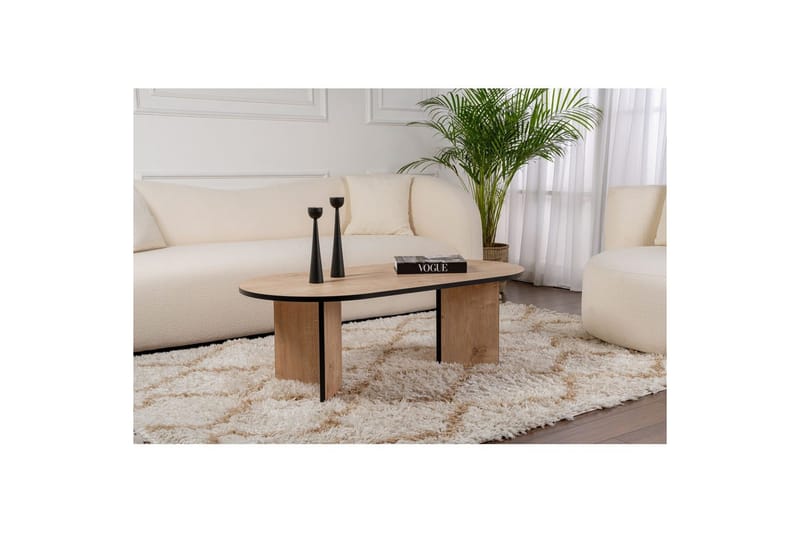 Soffbord Hasina Safirek Svart - Safirek Svart - Möbler - Bord & matgrupper - Soffbord