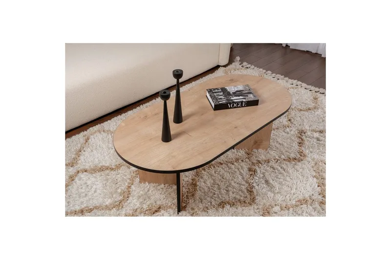 Soffbord Hasina Safirek Svart - Safirek Svart - Möbler - Bord & matgrupper - Soffbord