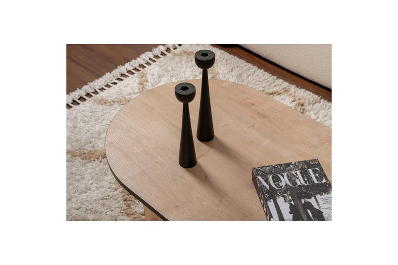 Soffbord Hasina Safirek Svart - Safirek Svart - Möbler - Bord & matgrupper - Soffbord