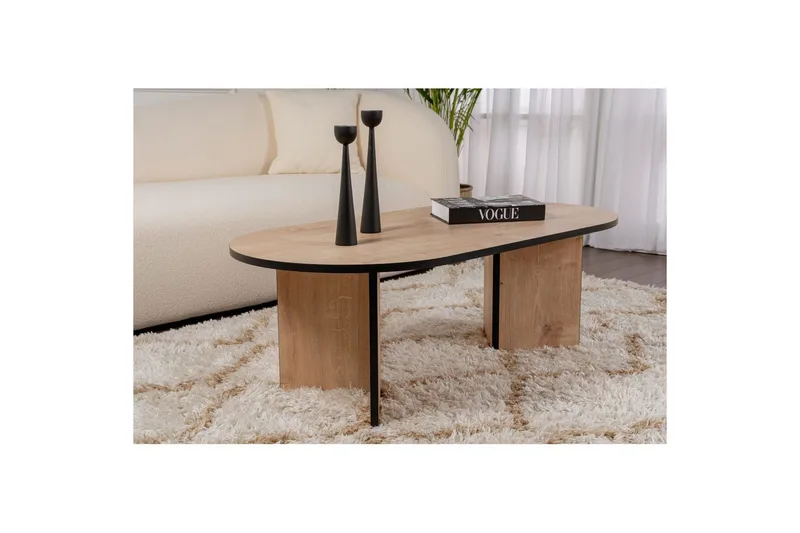 Soffbord Hasina Safirek Svart - Safirek Svart - Möbler - Bord & matgrupper - Soffbord