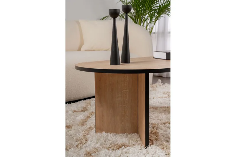 Soffbord Hasina Safirek Svart - Safirek Svart - Möbler - Bord & matgrupper - Soffbord