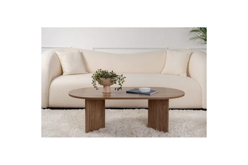Soffbord Hasina Valnöt - Valnöt - Möbler - Bord & matgrupper - Soffbord