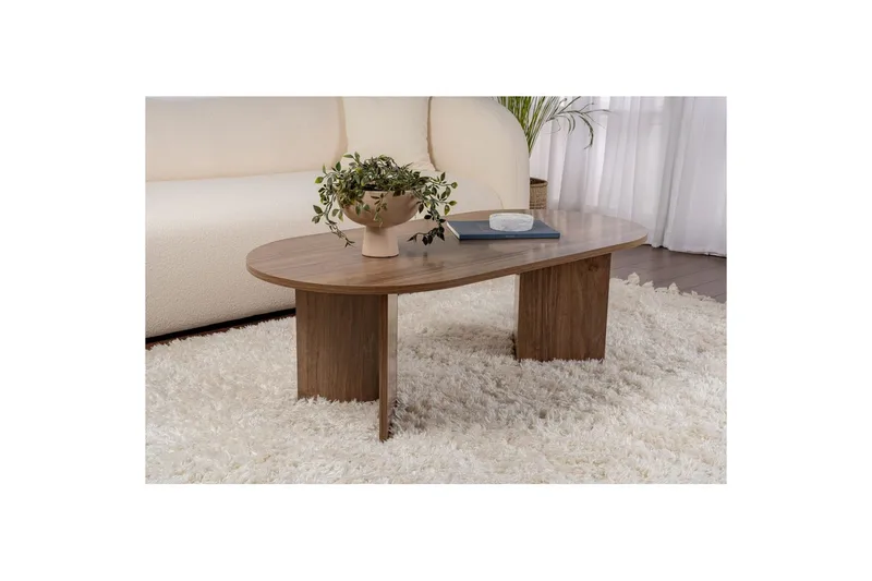 Soffbord Hasina Valnöt - Valnöt - Möbler - Bord & matgrupper - Soffbord