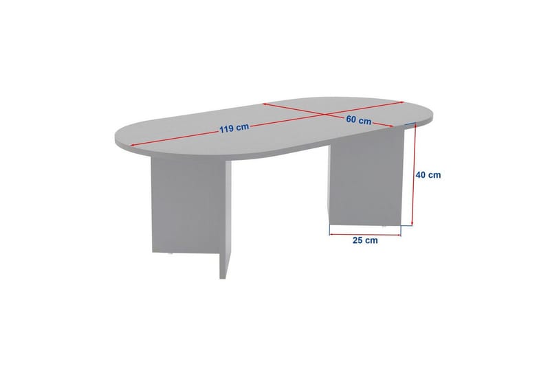 Soffbord Hasina Valnöt - Valnöt - Möbler - Bord & matgrupper - Soffbord