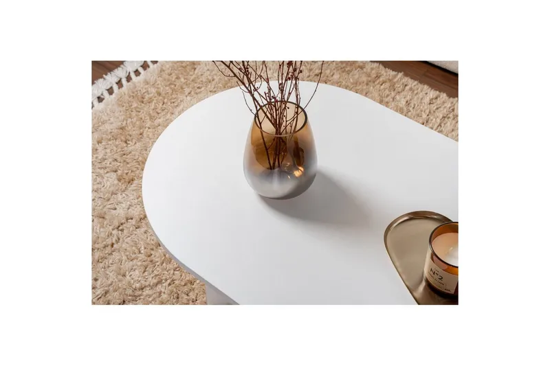 Soffbord Hasina Vit - Vit - Möbler - Bord & matgrupper - Soffbord