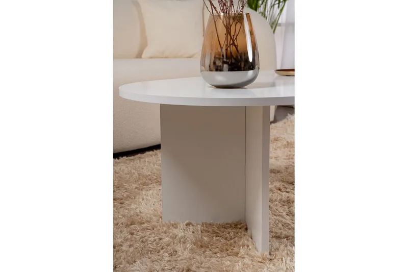 Soffbord Hasina Vit - Vit - Möbler - Bord & matgrupper - Soffbord