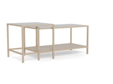 Hasslevik Soffbord 90 cm - Klar/Grå - Möbler - Bord & matgrupper - Soffbord