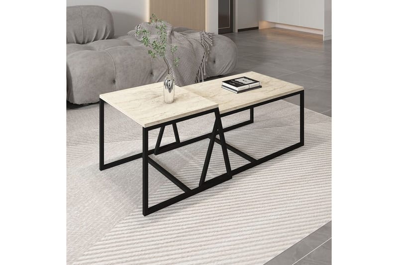 Soffbord Hebamal Travertin - Natur - Möbler - Bord & matgrupper - Soffbord