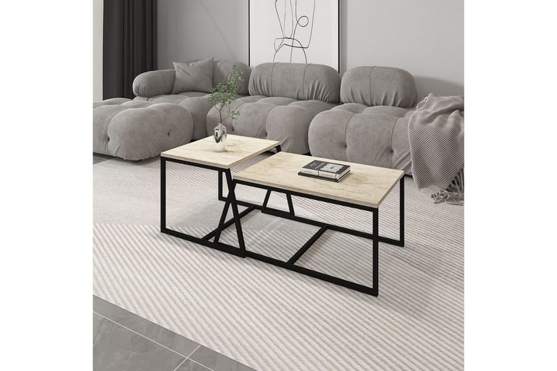 Soffbord Hebamal Travertin - Natur - Möbler - Bord & matgrupper - Soffbord