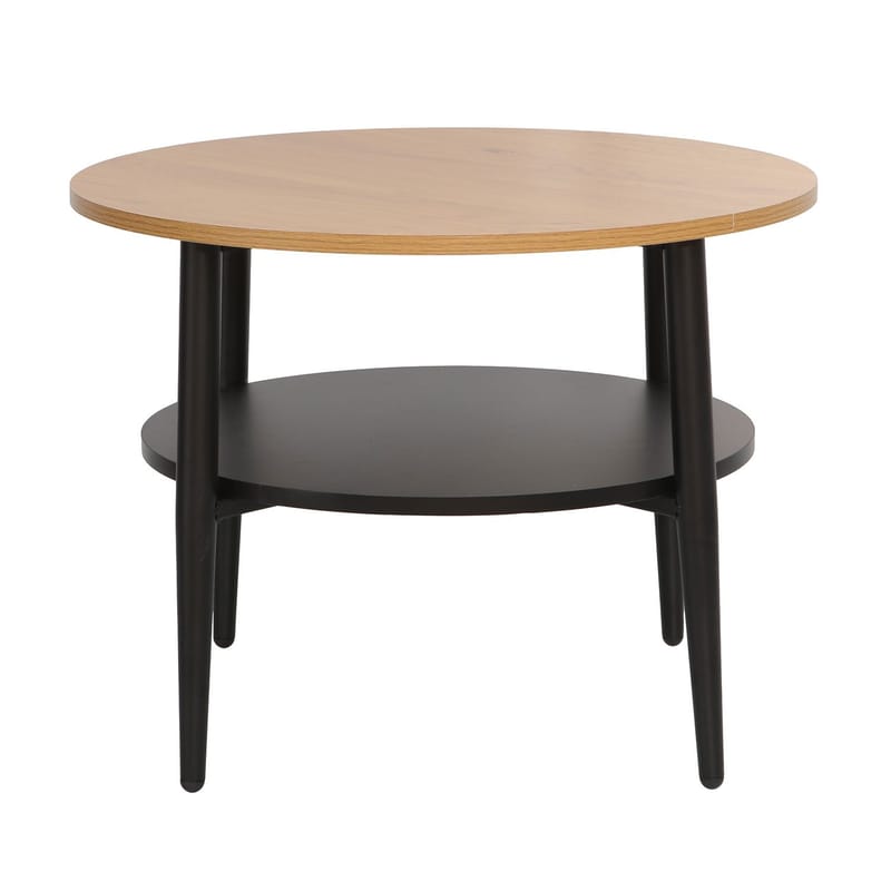 Soffbord Hector 60x60x45 cm - ask/svart - Möbler - Bord & matgrupper - Soffbord