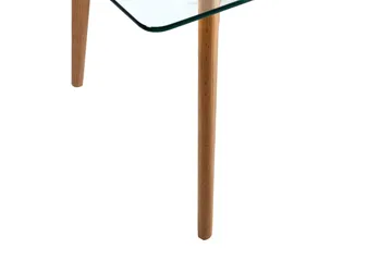 Helena Soffbord 120 cm - Glas/Trä/Natur - Möbler - Bord & matgrupper - Soffbord