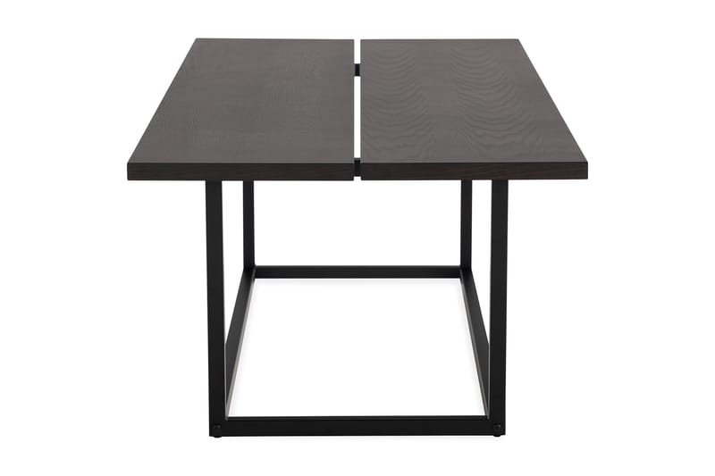 Holk Soffbord 65 cm - Mörkbrun/Mattsvart - Soffbord