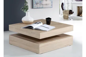 Holmeswood Soffbord 78 cm med Förvaring Hylla - Brun - Möbler - Bord & matgrupper - Soffbord