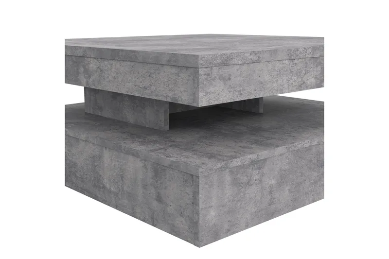 Holmeswood Soffbord 78 cm med Förvaring Hylla - Ljusgrå - Möbler - Bord & matgrupper - Soffbord