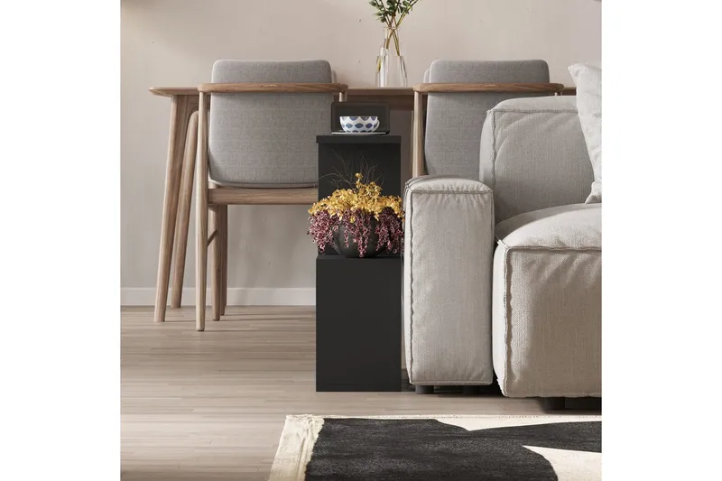 Soffbord Homemania Silkesvart - Silkesvart - Möbler - Bord & matgrupper - Soffbord