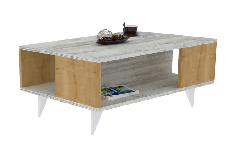 Homfred Soffbord 90x39,5x90 cm - Vit - Möbler - Bord & matgrupper - Soffbord