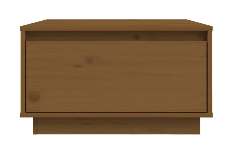 Soffbord honungsbrun 55x56x32 cm massiv furu - Brun - Möbler - Bord & matgrupper - Soffbord