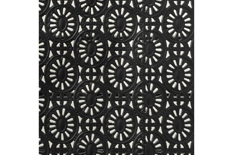 Hopfällbart soffbord vintage stil metall 100x50x45 cm svart - Svart - Möbler - Bord & matgrupper - Soffbord