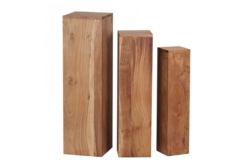 Houman Satsbord 25 cm 3 Bord - Akacia - Möbler - Bord & matgrupper - Soffbord