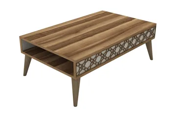 Hovdane Soffbord 105 cm med Förvaring Hylla Kedjemönster