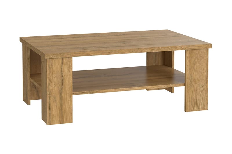 Hovencamp Soffbord 107 cm med Förvaring Hylla - Brun - Möbler - Bord & matgrupper - Soffbord