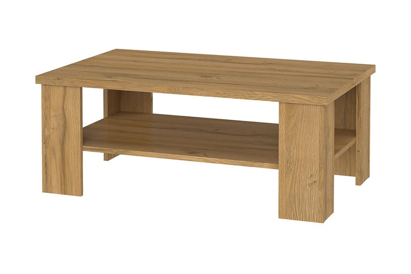 Hovencamp Soffbord 107 cm med Förvaring Hylla - Brun - Möbler - Bord & matgrupper - Soffbord