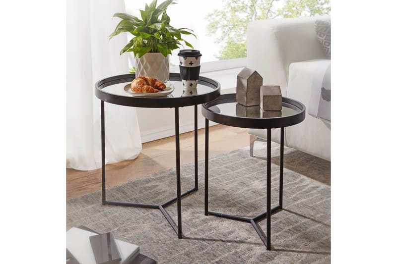 Hueske Satsbord 46 cm - Svart - Möbler - Bord & matgrupper - Soffbord