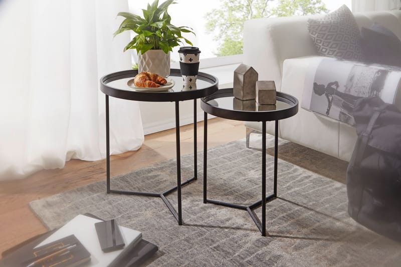 Hueske Satsbord 46 cm - Svart - Möbler - Bord & matgrupper - Soffbord