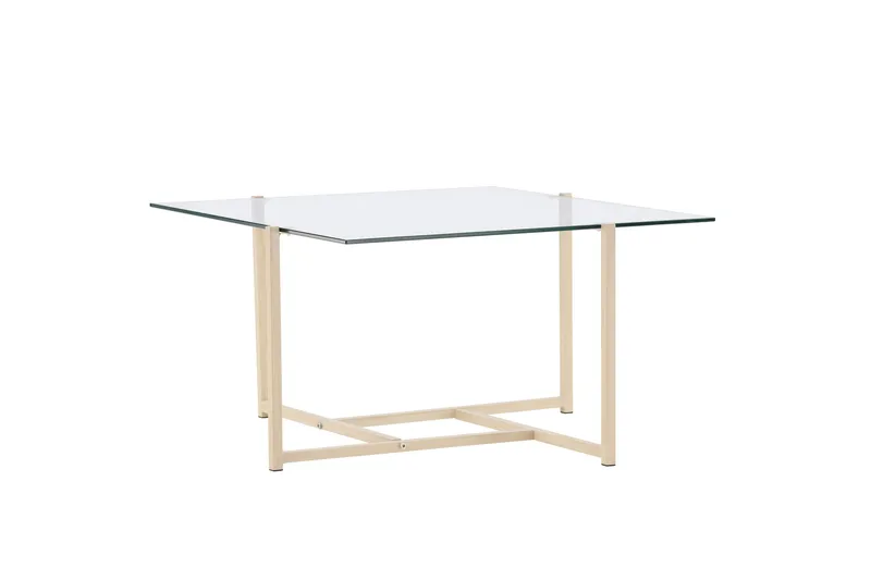 Hybrid Soffbord 80x80 cm - Transparent - Möbler - Bord & matgrupper - Soffbord