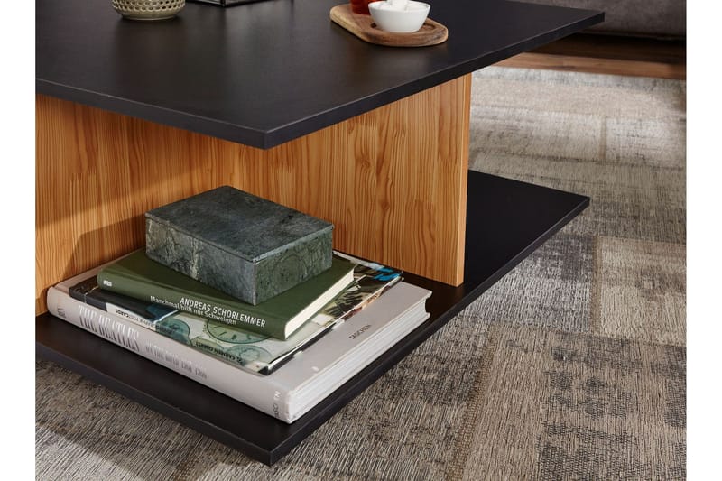 Hyland Soffbord 70 cm - Svart - Möbler - Bord & matgrupper - Soffbord - Soffbord med hjul