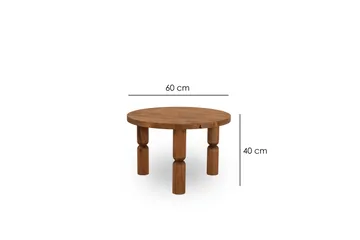 Ida Soffbord 60 cm - Brun - Möbler - Bord & matgrupper - Soffbord