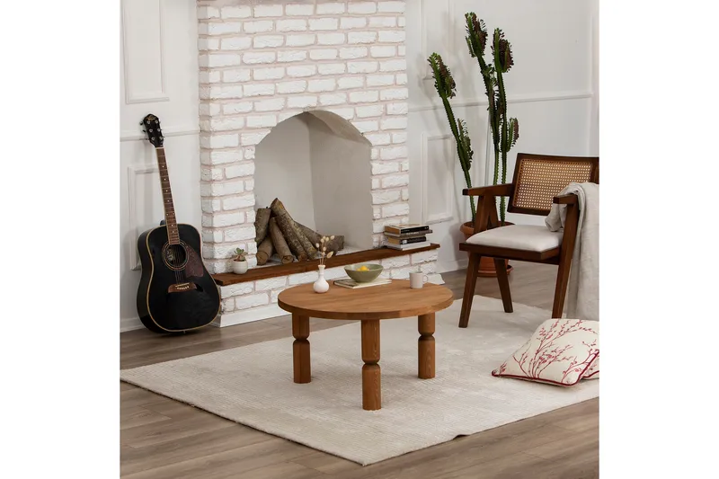 Ida Soffbord 70 cm, Brun