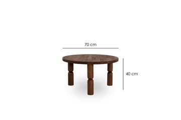 Ida Soffbord 70 cm - Valnöt - Möbler - Bord & matgrupper - Soffbord