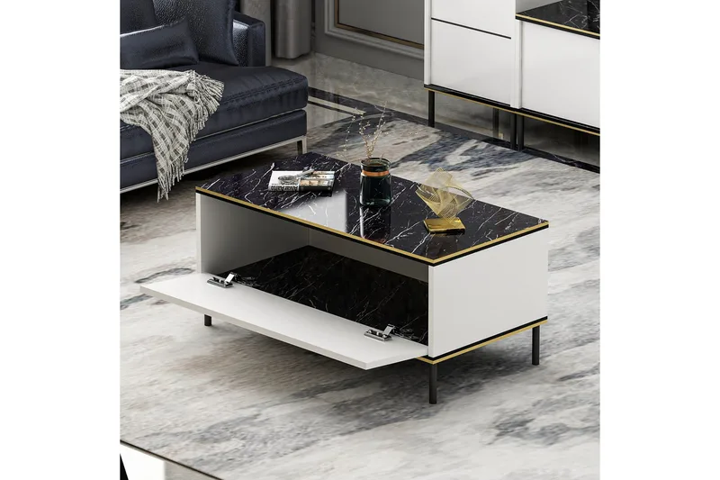 Imaj Soffbord 90 cm - Vit - Möbler - Bord & matgrupper - Soffbord