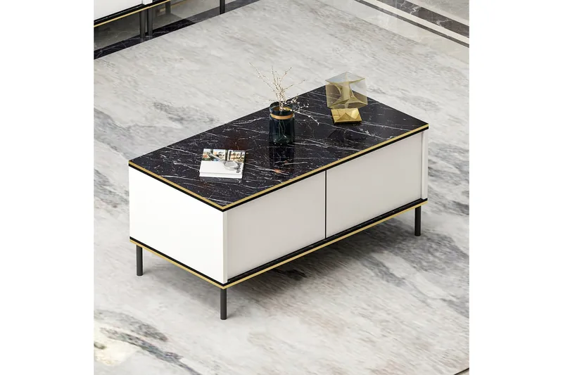 Imaj Soffbord 90 cm - Vit - Möbler - Bord & matgrupper - Soffbord