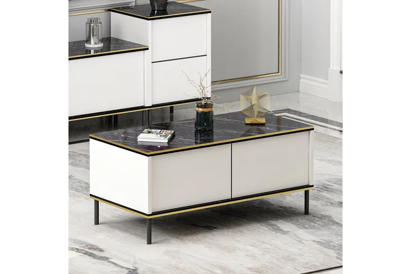 Imaj Soffbord 90 cm - Vit - Möbler - Bord & matgrupper - Soffbord