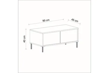 Imaj Soffbord 90 cm - Vit - Möbler - Bord & matgrupper - Soffbord
