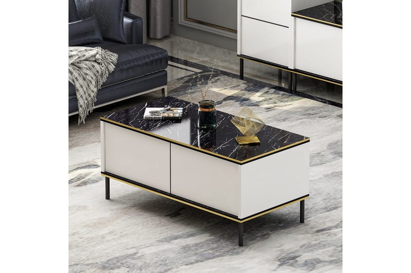 Imaj Soffbord 90 cm - Vit - Möbler - Bord & matgrupper - Soffbord