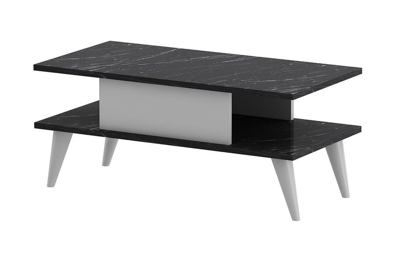 Irbene Soffbord 90x40x90 cm - Svart/Vit - Möbler - Bord & matgrupper - Soffbord