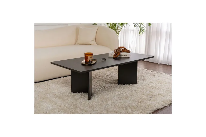 Soffbord Isami Trä Svart - Trä Svart - Möbler - Bord & matgrupper - Soffbord